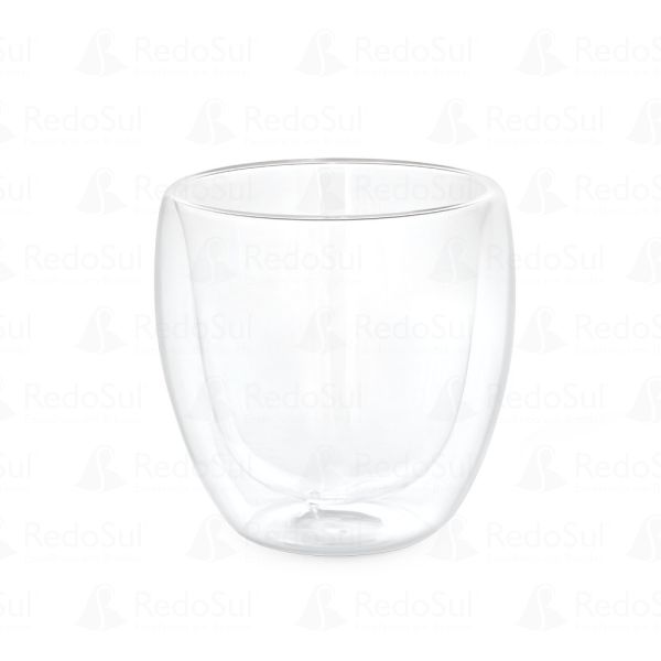 Copo térmico de vidro personalizado 220 ml Copo térmico de vidro personalizado 220 ml